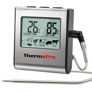 Thermopro Tp-16 Grand Thermomètre À Viande Numérique Lcd Pour Barbecue, Fumoir, Four Et Cuisine - Conseils De Sécurité Pour La Résistance À La Chaleur