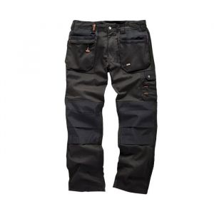 Scruffs Pantalon de travail, noir, taille 46, longueur 84 cm