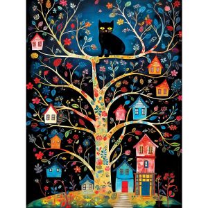 Image de Master pieces Pièces XXL - Chats Noirs - Birdhouse Kingdom - Ez Grip