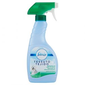 Febreze Lot de 4 désodorisants textiles de 500 ml (2 l), spécial odeurs d'animaux domestiques