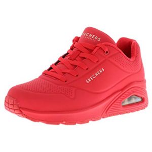 Skechers Uno Stand on Air, Baskets Femme, Rouge