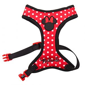 CERDÁ LIFE'S LITTLE MOMENTS - Harnais Chien Grande Taille en H et Tissu en Nylon sans Irritation - Licence Officielle de Disney Minnie Mouse