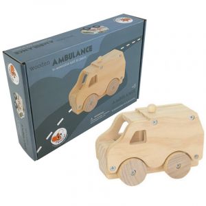 Egmont Toys Ambulance en bois à monter et à pei