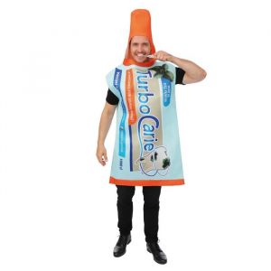 Ptit Clown Costume dentifrice Turbocarie, adulte - Taille unique