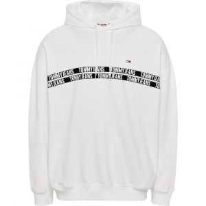 Tommy Jeans Sweat à Capuche Tape Program XL White