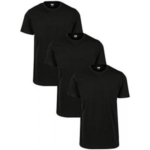Urban classics T-shirt Urban Classic Basic 3-pa Big 4XL noir/noir/noir