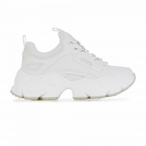 Buffalo Scarpe Donna Binary C Vegan Sneaker Zeppa Bianco DS22BF01 BN16304481 36