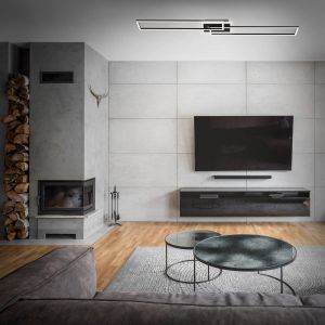 Brilo - Plafonnier LED à intensité variable FRAME 2xLED/20W/230V 2700-6500K + Télécommande