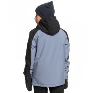 Quiksilver Mission Block Youth Jacket - Veste ski enfant Flint Stone 16 ans