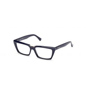 Max Mara Femme MM5180 90 Montures optiques Acétate Bleu Carré Normale