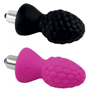 Image de Rocks-Off Plug Anal Vibrant Ass-Berries - Framboise -