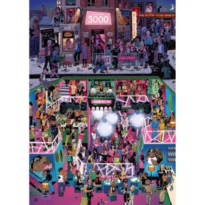 Heye Puzzle 1000 pièces : disco triangulaire 3000
