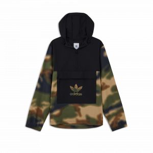 Adidas Originals Graphics Camo Windbreaker S Hemp / Multicolor / Black - Hemp / Multicolor / Black - S