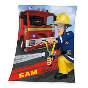 Image de Herding Sam Le Pompier Couverture, Polyester, Multicolore, 130 x 160 cm 7570401035412