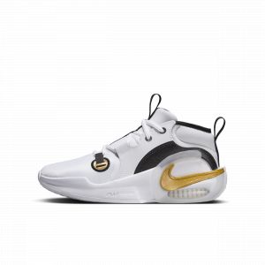 Nike Air Zoom Crossover 2 (GS) Trois Quarts de Haut, White Metallic Gold Black Tint, 35.5 EU