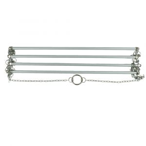 Horze Présentoir en échelle pour tapis et couvertures - Argenté