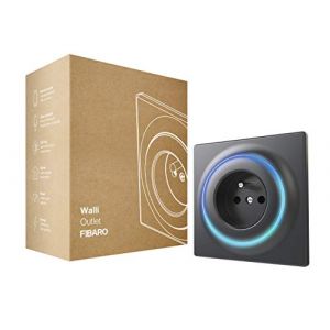 Image de Fibaro Walli Outlet E / Z-Wave Plus FGWOE-011-8 Prise intelligente type E Anthracite