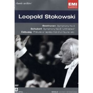 Image de Collection Classic Archive : Stokowski, Leopold (Beethoven - Symphonie n°5 / Schubert - Symphonie n°8 / Wagner - Prélude des Maîtres chanteurs de Nuremberg / Debussy - Prélude à l'après midi d'un faune) [DVD]