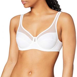 DIM Generous Classique avec Armatures Soutien-Gorge de Tous les Jours Femme, Blanc, FR: 105E (Taille Fabricant: 90E)