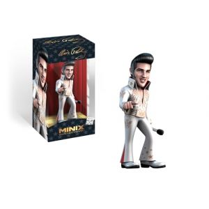 Minix Music #104 - Elvis - Elvis Costume Blanc- Figurine à Collectionner 12 cm