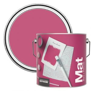 Rust-oleum Peinture Mate Murs et Plafonds Rose - Framboise 2,5L