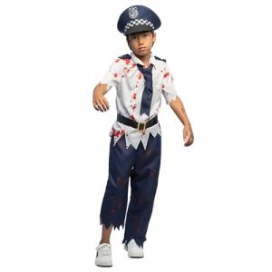 Image de Ruedelafete Costume Zombie police (5-6 ans)