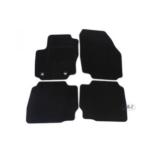 Tapis De Sol Noir Velours - J&J AUTOMOTIVE - Ford Mondeo 2007-2014 - Sur Mesure - Antidérapant - Imperméable