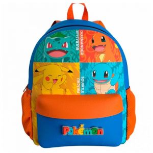 Pokémon - Sac à dos, Starters, Sac à dos scolaire, Sac à dos jeunesse, Fournitures scolaires, Sac à dos, Multicolore, Produit officiel (Marques CyP)