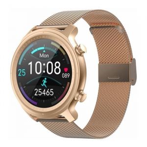 Eko Montre Connect&eacute;e -Firma - Or (Bracelet Milanais) - Ip68 - Autonomie 7 Jours
