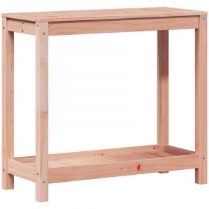 VidaXL Table de rempotage et étagère 82,5x35x75cm bois massif douglas