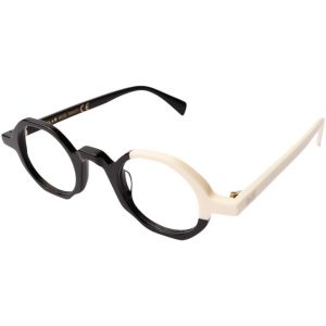 Xlab Unisex Tahiti Montures optiques Ac&eacute;tate Noir G&eacute;om&eacute;trique Anti-lumi&egrave;re bleue