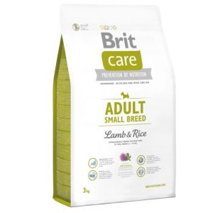 Brit Care Chien Adult Small Breed Agneau Riz.3 kg