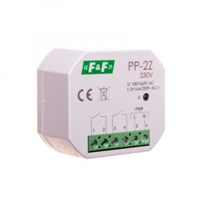 Relais &eacute;lectromagn&eacute;tique 2Z 16A 100-265V AC PP-2Z-230V f&f 5908312598558