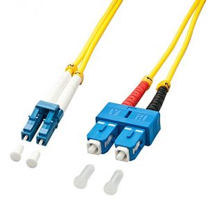 Lindy 47471 - Fibre optique Duplex LC/SC OS2 2m