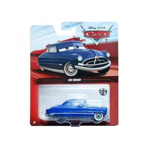 Coffret voiture cars : doc hudson - set v&eacute;hicule miniature bleue + 1 carte offerte - pour disney