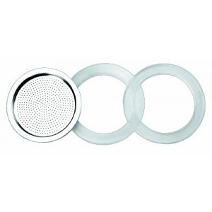 Ibili 620352 - 2 joints 100% silicone + 1 filtre Essential pour cafetière