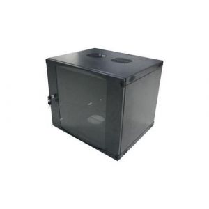 LogiLink W06F64B Bo&icirc;tier mural 19 (l x H x P) 490 x 215 x 575 mm 6 UH noir (RAL 9005)