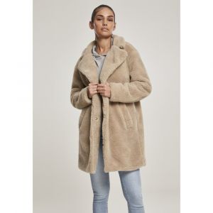 Urban classics Femme Ladies Oversized Sherpa Coat Manteau, sol, M EU
