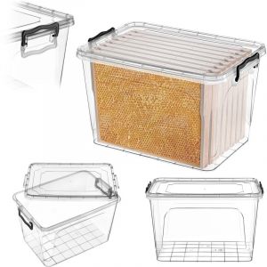 Conteneur alimentaire rectangulaire en nid d'abeille Ramki Wielkopolskie 30 L
