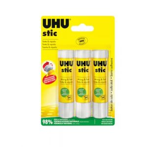UHU 4026700355208 Tige 21g Adhésif - Adhésifs (Tige, Tube, Multicolore, 4 min, 21 g, Ampoule)