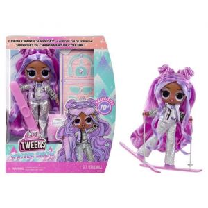 L.O.L. Surprise! Tweens Winter Snow Poupée Mannequin - Violet Snow avec Skis Qui Changent de Couleur et + de 10 Tenues et Accessoires Givrés, Enfants à Partir de 4 Ans