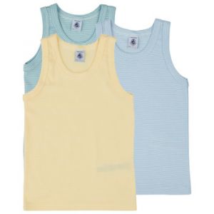 Petit Bateau Debardeur enfant 3 DEBARDEURS Multicolore - Taille 36 mois,4 ans,5 ans