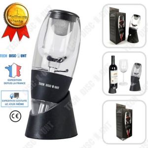 Td Carafe Filtrante À Décanter Vin En Verre Cristal Bouteille Blanc Original Rouge Cadeau Récipient Verre De Vin Aérateur Décantati