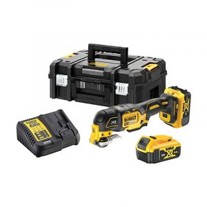 Dewalt Outil oscillant Multi cutter 18V 2x5Ah 3 vitesses avec 35 accessoires - DCS356P2-QW