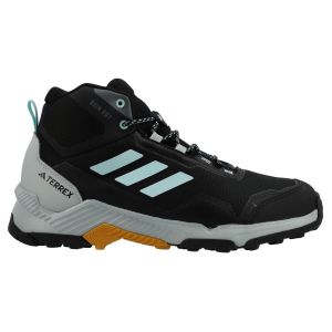 Adidas Homme Eastrail 2.0 Mid Rain.RDY Hiking Shoes, Core Black/Semi Flash Aqua/preloved Yellow, 40 EU