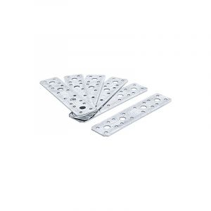 BGS Technic BGS Diy 80791 | Assortiments de pattes de fixation plates | 180 x 40 x 2 mm | 6 pièces