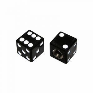 REPLAY Bouchons de valve Tun'R dés noirs