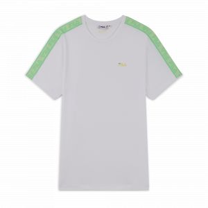 FILA T-Shirt Blanc/Vert Homme Gaston