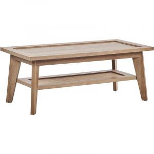 Beliani Table basse bois clair SIMLA