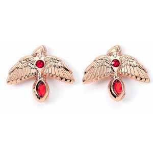 Image de Carat Shop, The HARRY POTTER - Boucles d'Oreilles - Phénix Rose Gold